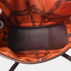 Hermes Vaux Swift Garden Twilly TPM Tote Bag Brown For Women -Deals Hermes Store luxury women hermes used handbags p650381 002