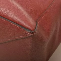 Hermes Evercolor Ricol Drawstring Shoulder Bag Rouge Ash Ankle Brown For Women -Deals Hermes Store luxury women hermes used handbags p650392 006