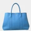 Hermes Negonda Garden PM Tote Bag Light Blue For Women