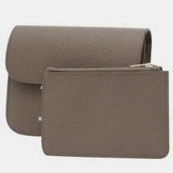 Hermes Constance Slim Epson Ethane Z Engraved Wallet For Women -Deals Hermes Store luxury women hermes used handbags p650405 003
