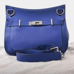 Hermes Jypsiere Jypsiere 31 Women's Taurillon Clemence Leather Shoulder Bag Blue For Women 14 Hermes Jypsiere Jypsiere 31 Women's Taurillon Clemence Leather Shoulder Bag Blue For Women -Deals Hermes Store luxury women hermes used handbags p650414 002