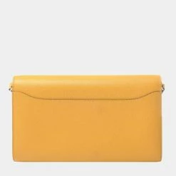 Hermes Vaux Epson Constance Long To Go Shoulder Purse Yellow For Women -Deals Hermes Store luxury women hermes used handbags p650419 002