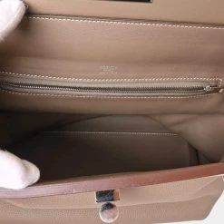 Hermes Taurillon Clemence Van Quatre 29 Shoulder Bag Greige For Women -Deals Hermes Store luxury women hermes used handbags p650425 006