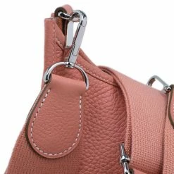 Hermes Peach Evelyne Togo III GM Bag For Women -Deals Hermes Store luxury women hermes used handbags p6517 006