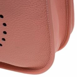 Hermes Peach Evelyne Togo III GM Bag For Women -Deals Hermes Store luxury women hermes used handbags p6517 010