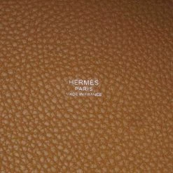 Hermes Gold Taurillon Clemence Leather Picotin Lock PM Hobo Bag For Women -Deals Hermes Store luxury women hermes used handbags p653624 006