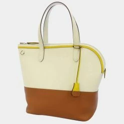 Hermes Gold/White Swift Leather Transat Evercolor Sailor Tote Bag For Women