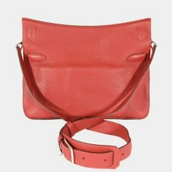 Hermes Rouge Duchesse Clémence Jypsiere 34 PHW For Women -Deals Hermes Store luxury women hermes used handbags p653700 008