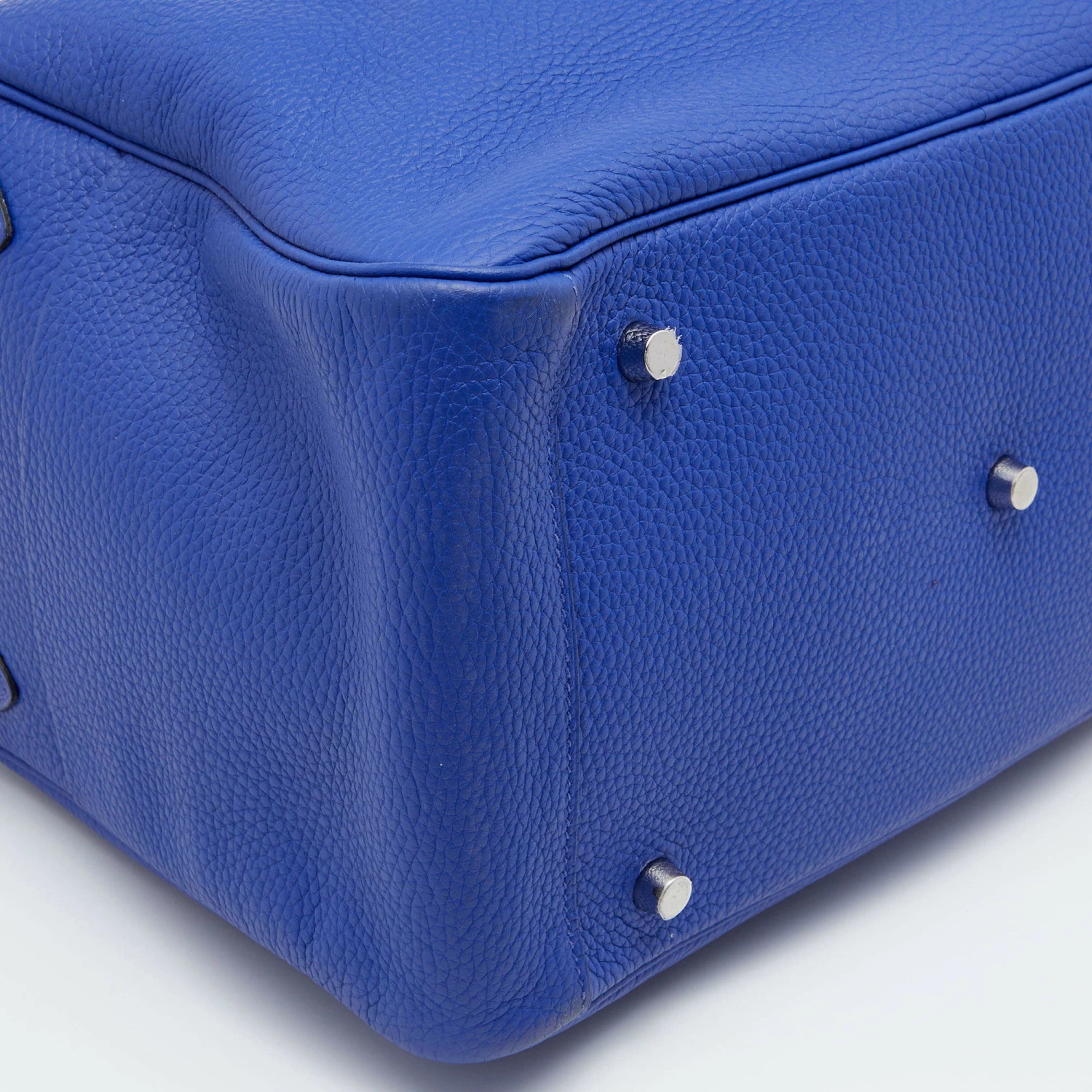 Hermes Electric Bleu Togo Leather Lindy 34 Bag For Women 13 Hermes Electric Bleu Togo Leather Lindy 34 Bag For Women - Image 11