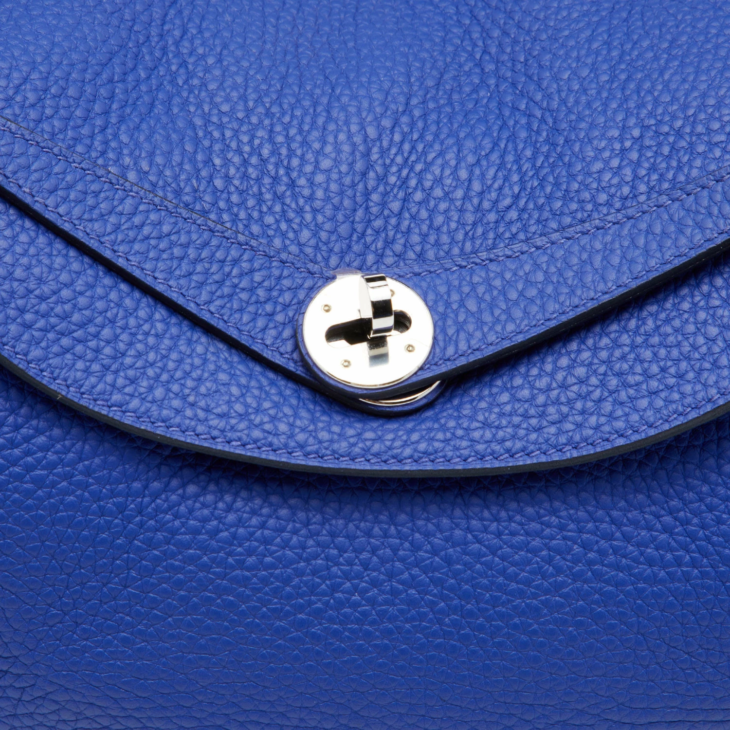 Hermes Electric Bleu Togo Leather Lindy 34 Bag For Women 7 Hermes Electric Bleu Togo Leather Lindy 34 Bag For Women - Image 5