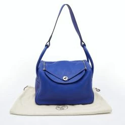 Hermes Electric Bleu Togo Leather Lindy 34 Bag For Women 23 Hermes Electric Bleu Togo Leather Lindy 34 Bag For Women -Deals Hermes Store luxury women hermes used handbags p653908 010