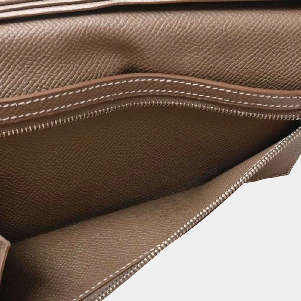 Hermes Vaux Epsom Bearnsfre Bi-fold Wallet Pink / Greige For Women 8 Hermes Vaux Epsom Bearnsfre Bi-fold Wallet Pink / Greige For Women - Image 6
