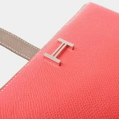 Hermes Vaux Epsom Bearnsfre Bi-fold Wallet Pink / Greige For Women 14 Hermes Vaux Epsom Bearnsfre Bi-fold Wallet Pink / Greige For Women -Deals Hermes Store luxury women hermes used handbags p654221 007