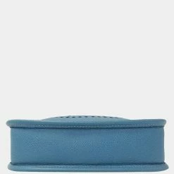 Hermes Bag Ladies Handbag Shoulder Mini Evelyne 1 TPM Short Vaux Epsom Blue Gene â¡ I Engraved For Women -Deals Hermes Store luxury women hermes used handbags p654224 003