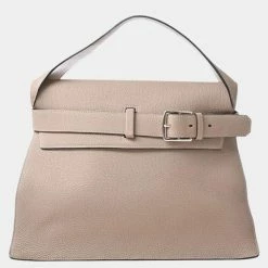 Hermes Togo Etribert Handbag Greige For Women