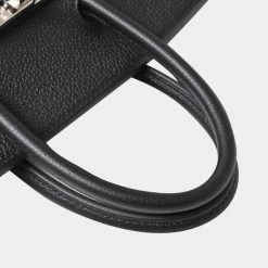 Hermes Togo Birkin 25 Handbag Black For Women -Deals Hermes Store luxury women hermes used handbags p654238 001