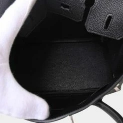 Hermes Togo Birkin 25 Handbag Black For Women -Deals Hermes Store luxury women hermes used handbags p654238 007