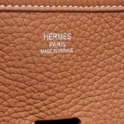 Hermes Gold Clemence Leather Evelyne III GM Bag For Women -Deals Hermes Store luxury women hermes used handbags p654760 002