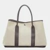 Hermes White/Black Garden Party PM For Women -Deals Hermes Store luxury women hermes used handbags p655150 007