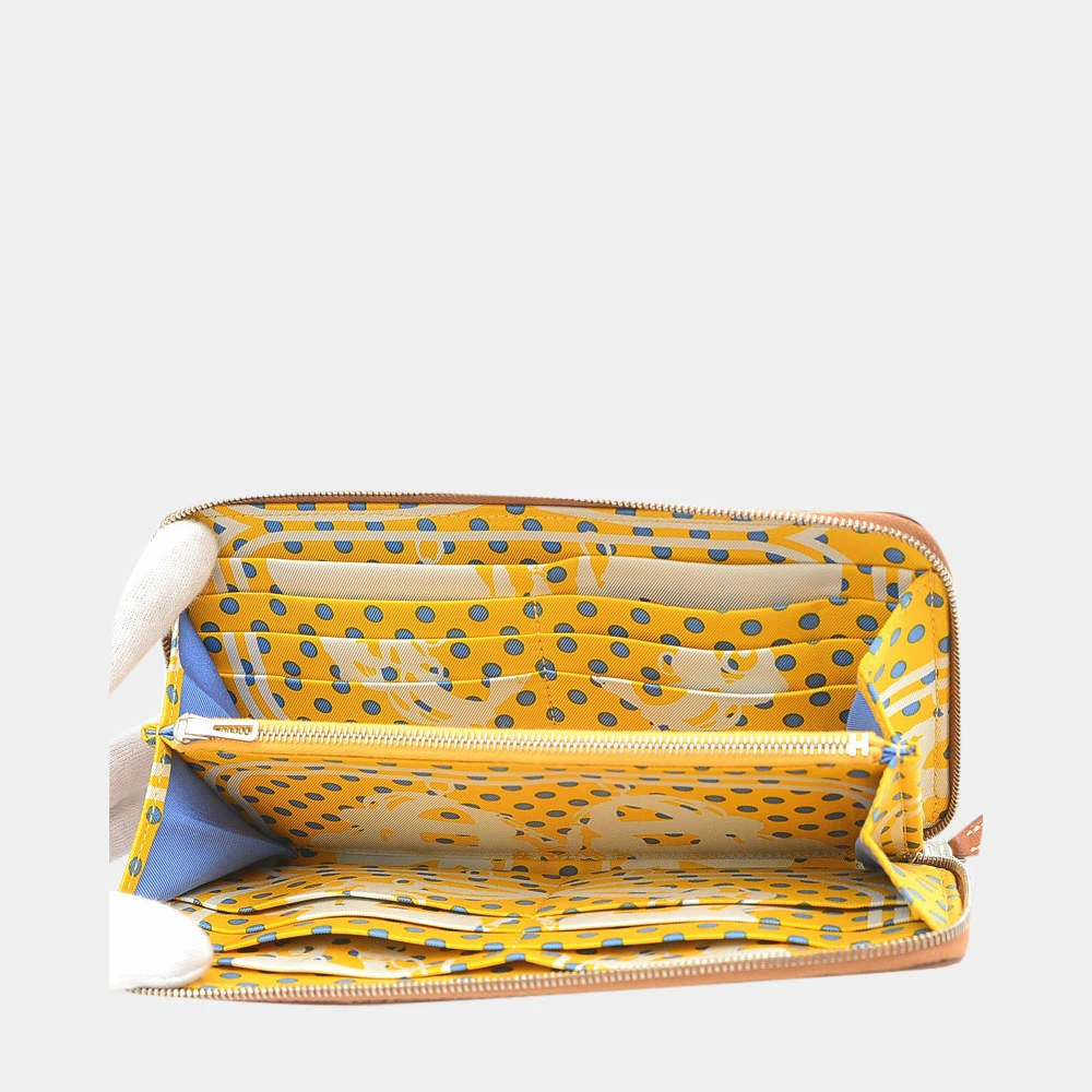 Hermes Azap Long Silk Inn Wallet Epson Gold C Engraved For Women 4 Hermes Azap Long Silk Inn Wallet Epson Gold C Engraved For Women - Image 2