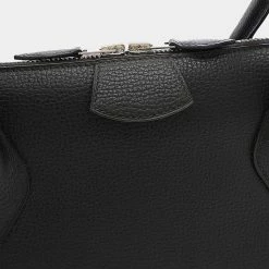 Hermes Paris Bombay 40 Vash Rieje Black J Engraved Handbag For Women -Deals Hermes Store luxury women hermes used handbags p657531 009