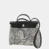 Hermes Ale Bag Zip 31 Pegasus Pop Toile Ash Black Y Engraved Shoulder For Women -Deals Hermes Store luxury women hermes used handbags p657549 001