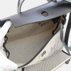 Hermes Ale Bag Zip 31 Pegasus Pop Toile Ash Black Y Engraved Shoulder For Women -Deals Hermes Store luxury women hermes used handbags p657549 007