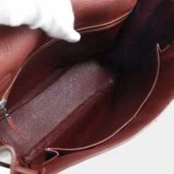 Hermes Kelly Ad Leather Red Brown D Ladies Backpack Daypack For Women -Deals Hermes Store luxury women hermes used handbags p657551 010