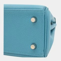 Hermes Kelly 25 Inner Stitch Togo Turquoise R Engraved Handbag For Women 19 Hermes Kelly 25 Inner Stitch Togo Turquoise R Engraved Handbag For Women -Deals Hermes Store luxury women hermes used handbags p657559 001