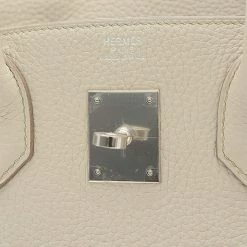 Hermes Birkin 30 Taurillon Beton D Engraved Handbag For Women -Deals Hermes Store luxury women hermes used handbags p657561 006