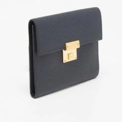 Hermes Bleu Indigo Epsom Leather Mini Clic Card Holder For Women -Deals Hermes Store luxury women hermes used handbags p657781 006