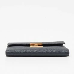 Hermes Bleu Indigo Epsom Leather Mini Clic Card Holder For Women -Deals Hermes Store luxury women hermes used handbags p657781 008
