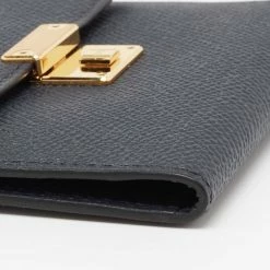 Hermes Bleu Indigo Epsom Leather Mini Clic Card Holder For Women -Deals Hermes Store luxury women hermes used handbags p657781 009