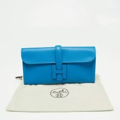 Hermes Hermès Mykonos Evercolor Leather Elan Jige 29 Clutch For Women -Deals Hermes Store luxury women hermes used handbags p658051 004