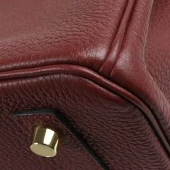 Hermes Rouge Ash Togo Leather Gold Hardware Birkin 30 Bag For Women -Deals Hermes Store luxury women hermes used handbags p658579 006