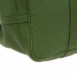 Hermes Green Pelouse Togo Leather Garden Party MM Tote For Women -Deals Hermes Store luxury women hermes used handbags p65882 011