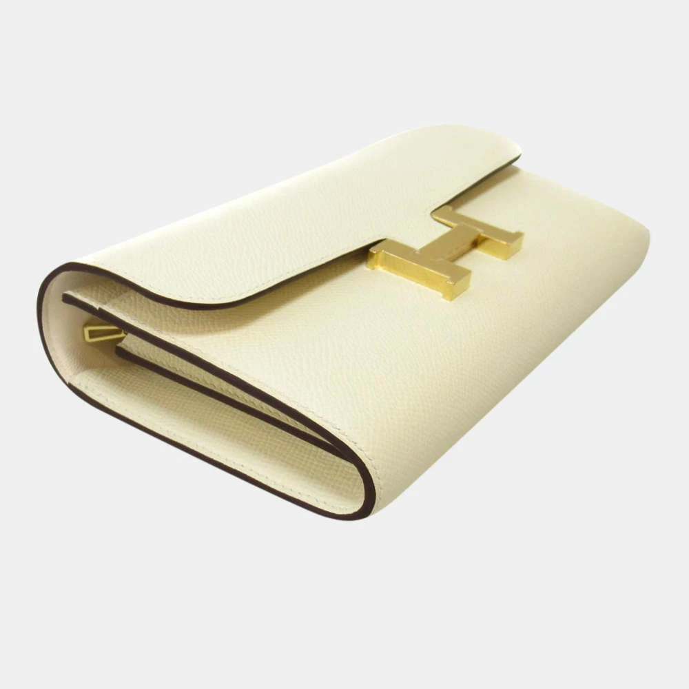 Hermes White Leather Constance Long To Go Shoulder Bag For Women 4 Hermes White Leather Constance Long To Go Shoulder Bag For Women - Image 2