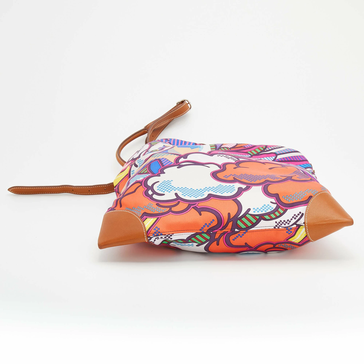 Hermes Multicolor Pégase Pop Silk And Leather Silky City 33 Bag For Women 8 Hermes Multicolor Pégase Pop Silk And Leather Silky City 33 Bag For Women - Image 6