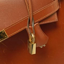 Hermes Gold Box Leather Kelly Gold Finish Sellier 35 Bag For Women -Deals Hermes Store luxury women hermes used handbags p661086 013