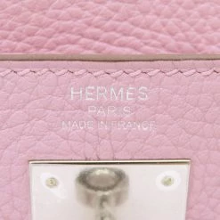 Hermes Pink Taurillon Clemence Palladium Hardware Kelly 28 Retourne Bag For Women 15 Hermes Pink Taurillon Clemence Palladium Hardware Kelly 28 Retourne Bag For Women -Deals Hermes Store luxury women hermes used handbags p661181 006