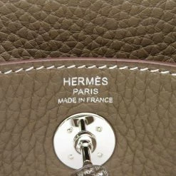 Hermes Grey Taurillon Clemence Leather Mini Lindy 20 Shoulder Bag For Women -Deals Hermes Store luxury women hermes used handbags p661184 005