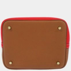 HERMES Picotin Lock Casaque Size MM Rouge Coeur/Gold Taurillon Clemence For Women 12 HERMES Picotin Lock Casaque Size MM Rouge Coeur/Gold Taurillon Clemence For Women -Deals Hermes Store luxury women hermes used handbags p661187 003