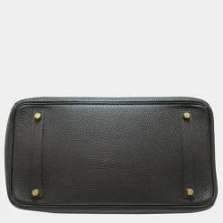 Hermes Black Clemence Birkin 35 For Women -Deals Hermes Store luxury women hermes used handbags p661309 004