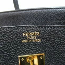 Hermes Black Clemence Birkin 35 For Women -Deals Hermes Store luxury women hermes used handbags p661309 006
