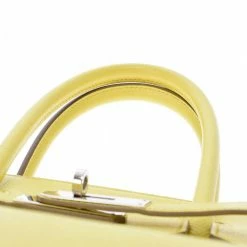 Hermes Yellow Epsom Leather Palladium Hardware Birkin 35 Bag For Women -Deals Hermes Store luxury women hermes used handbags p662576 006