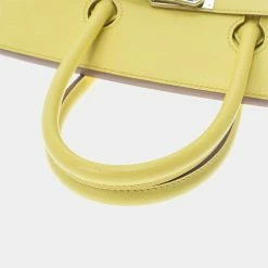 Hermes Yellow Epsom Leather Palladium Hardware Birkin 35 Bag For Women -Deals Hermes Store luxury women hermes used handbags p662576 010