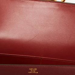 Hermes Rouge Grenat Evercolor Leather Egee Clutch For Women 21 Hermes Rouge Grenat Evercolor Leather Egee Clutch For Women -Deals Hermes Store luxury women hermes used handbags p663696 005