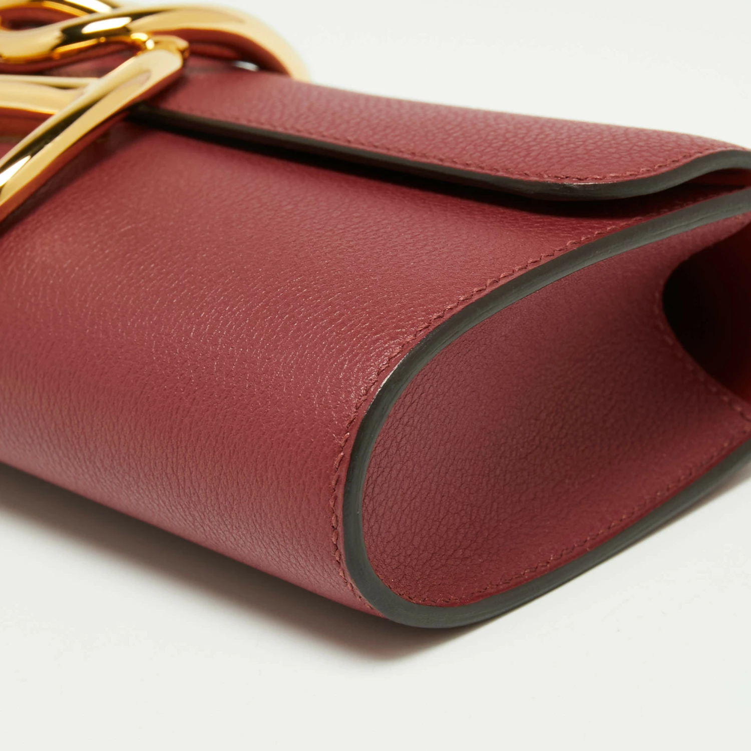 Hermes Rouge Grenat Evercolor Leather Egee Clutch For Women 13 Hermes Rouge Grenat Evercolor Leather Egee Clutch For Women - Image 11