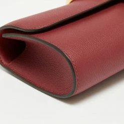 Hermes Rouge Grenat Evercolor Leather Egee Clutch For Women 25 Hermes Rouge Grenat Evercolor Leather Egee Clutch For Women -Deals Hermes Store luxury women hermes used handbags p663696 012