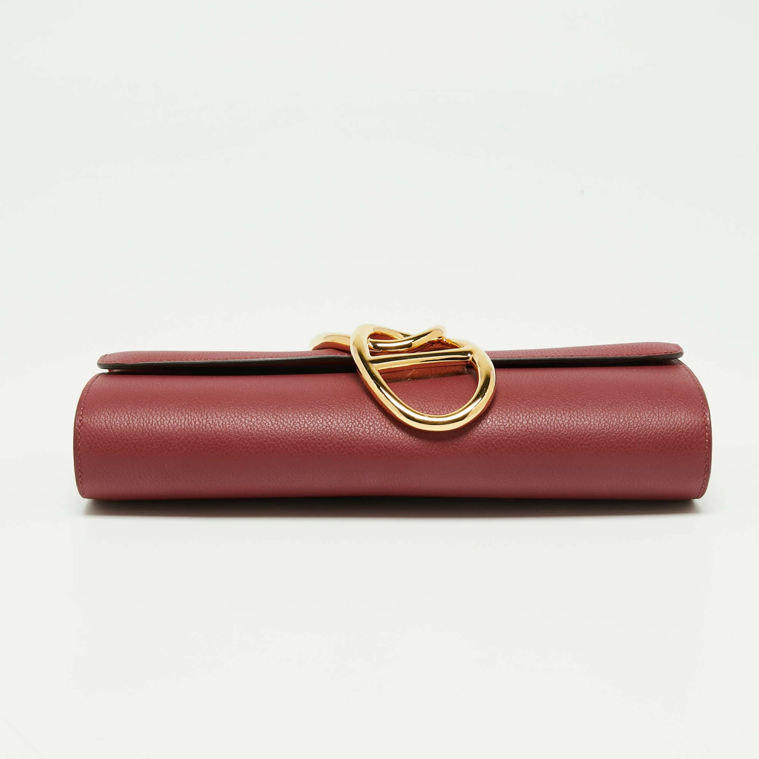 Hermes Rouge Grenat Evercolor Leather Egee Clutch For Women 9 Hermes Rouge Grenat Evercolor Leather Egee Clutch For Women - Image 7